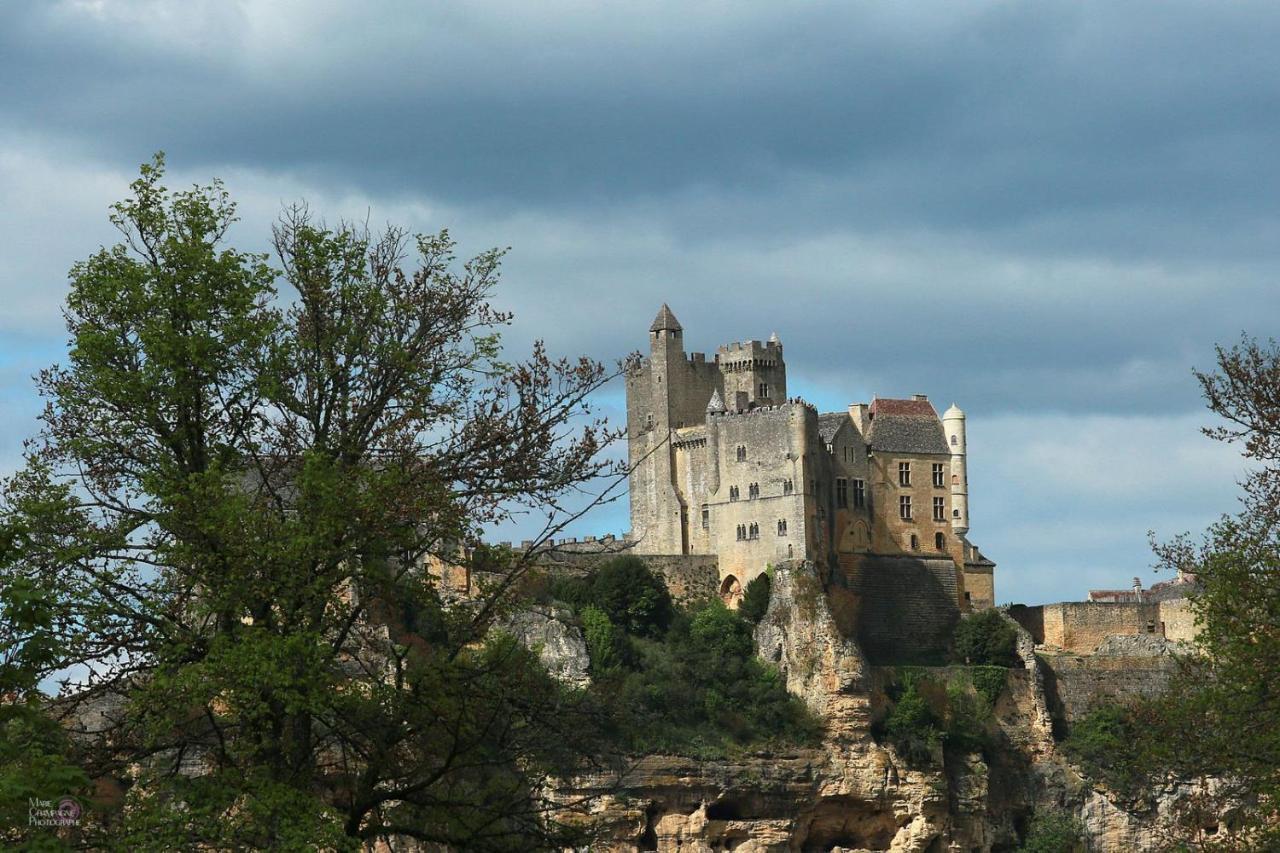Au Coeur De Beynac, Superbe Maison Du 14Eme Siecle Avec Jardin Panoramique Exterior photo